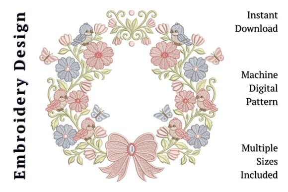 Baby Bird Floral Wreath Review for Seasonal Embroidery