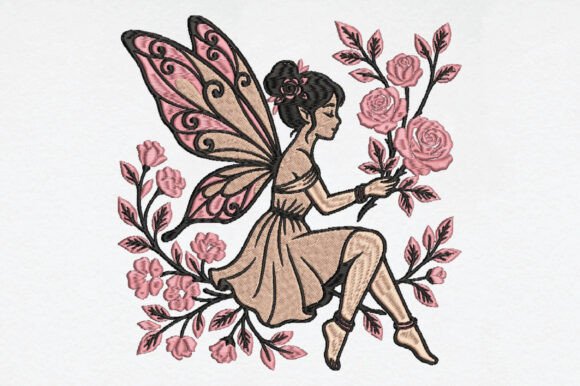 Cute Fairy Embroidery Design: A Whimsical Treasure for Personalized Gifts