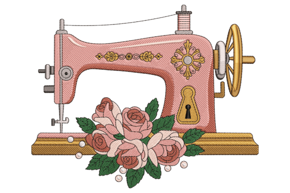 Floral Sewing: Vintage Machine Embroidery Review