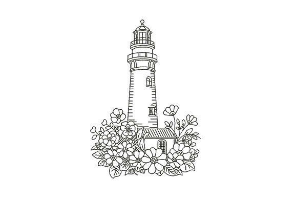 Lighthouse with Floral: A Designer's Review