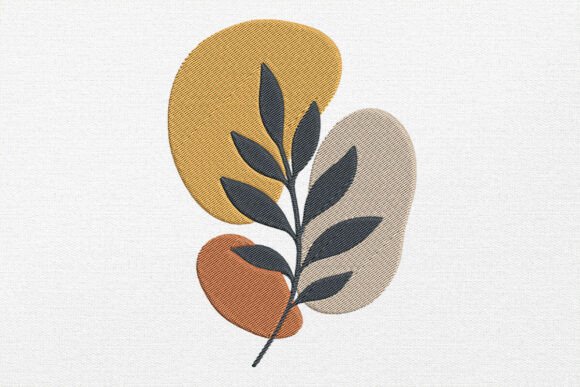 Modern Abstract Embroidery Design
