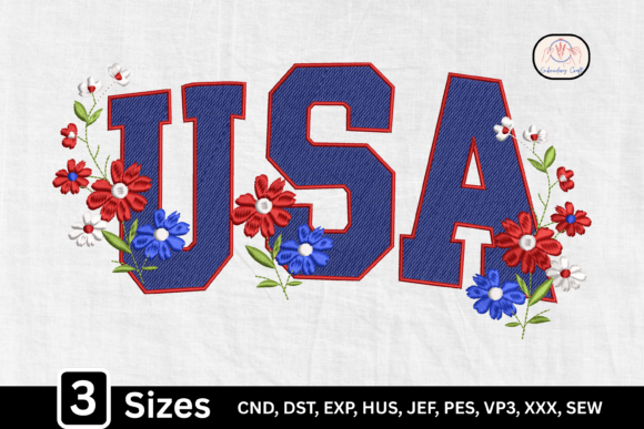 Patriotic Lettering Floral USA: A Hands-On Review for Craft Fair Sellers