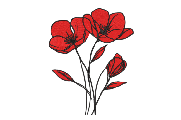 Red Sketch Flowers: A Designer's Honest Take