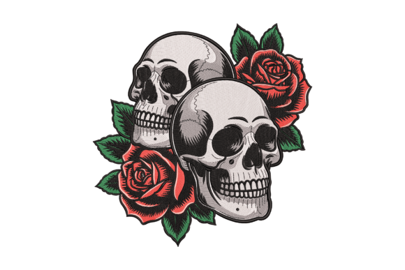 Skull Roses Embroidery Design Review for Holiday Sellers
