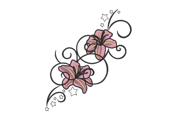 Swirly Lily Flowers – Elegant Corner: A Designer's Review