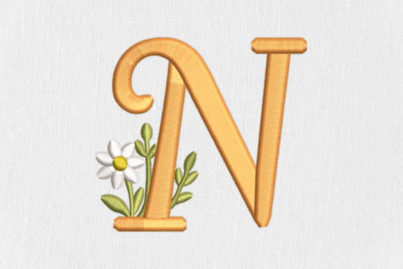 The Letter N Is Feathered and Leafy